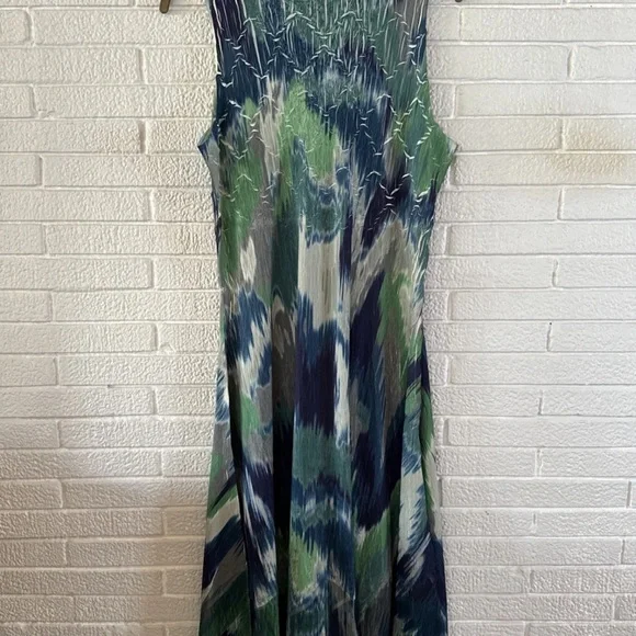 KOMOROV Multicolor Sleeveless Dress L - Picture 5 of 8